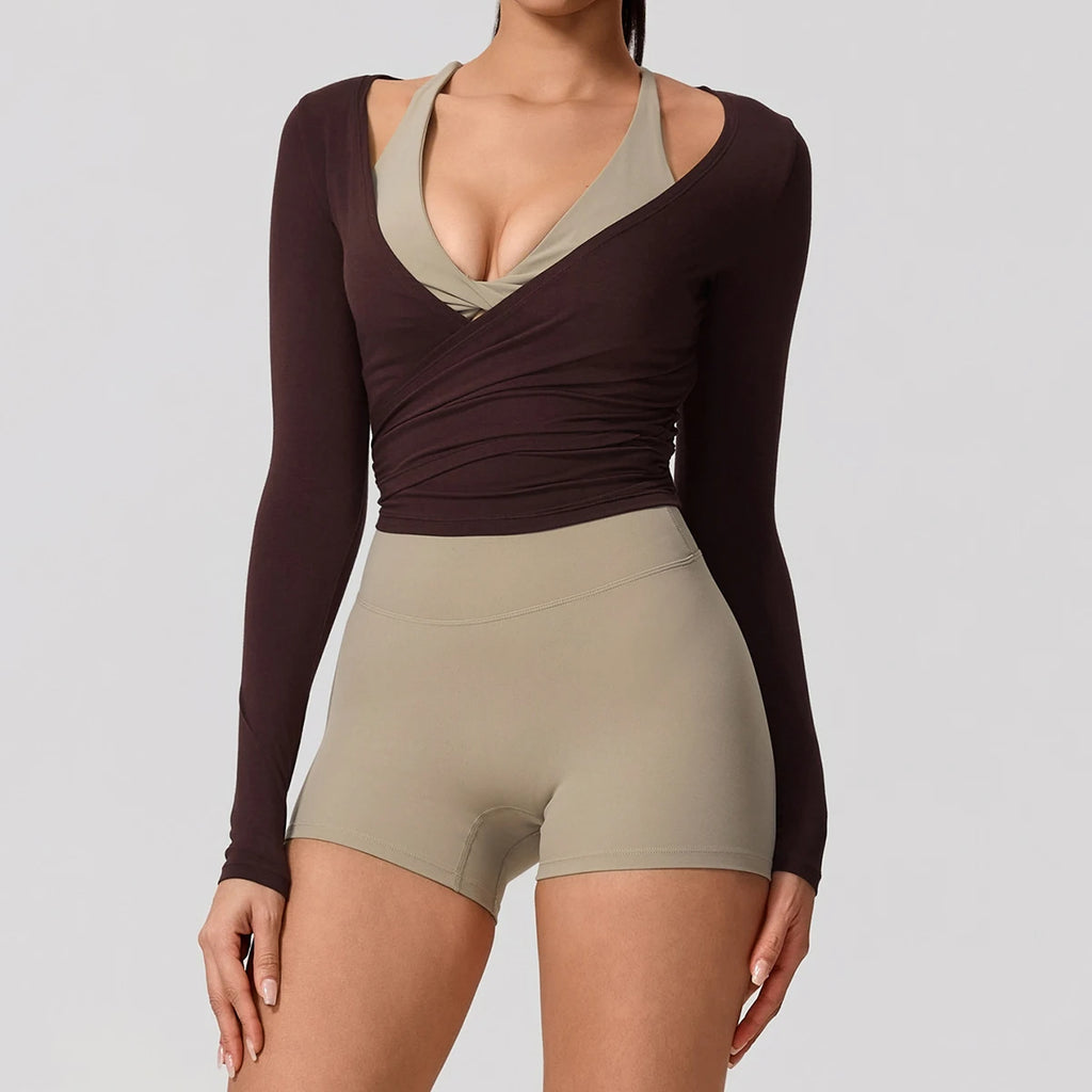 SCUPLT Ballet Wrap Top